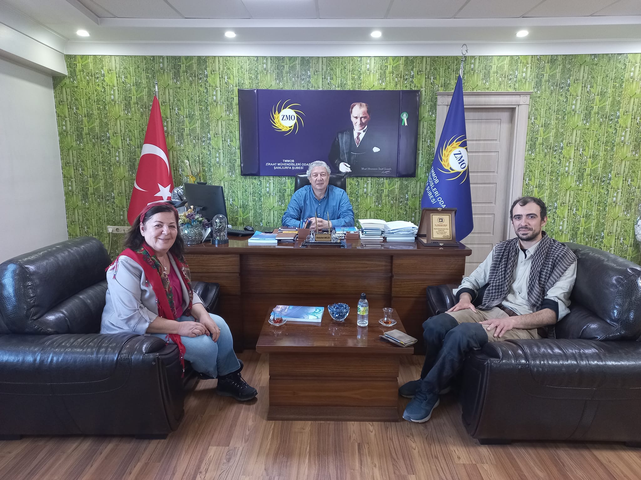 GENEL MERKEZ DENETLEME KURULU ÜYEMİZ NERİMAN OKŞAN ERGİN ŞUBEMİZİ ZİYARETTE BULUNDU