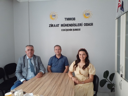 ESOGÜ ZİRAAT FAKÜLTESİ DEKANININ  ESKİŞEHİR ŞUBEMİZE VEDA ZİYARETİ