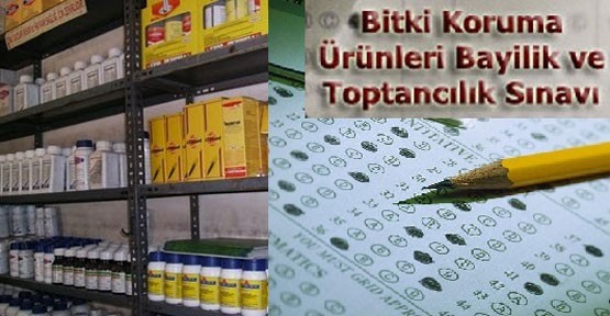 BİTKİ KORUMA ÜRÜNLERİ BAYİLİK VE TOPTANCILIK SINAV DUYURUSU VE UYGULAMA TALİMATININ YÜRÜTÜLMESİNİN DURDURULMASI VE İPTALİ İÇİN DAVA AÇTIK