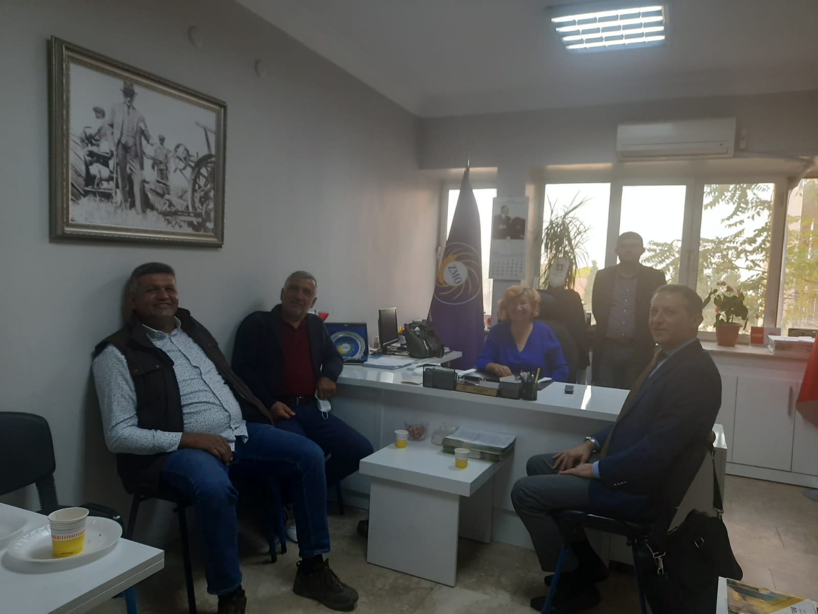 CHP ÖNCEKİ DÖNEM İL BAŞKANI MAHİR AKBABA ŞUBEMİZİ ZİYARET ETTİ