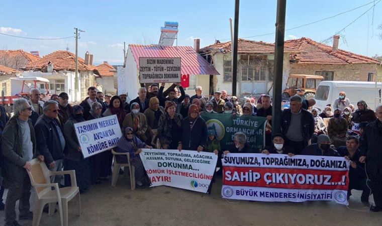 "TARIMIN MERKEZİ AVDAN`DA KÖMÜRE HAYIR"ADLI BASIN AÇIKLAMASI