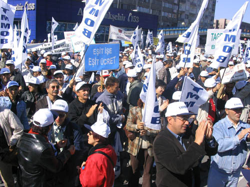 TMMOB MİTİNGİNE ETKİN KATILIM SAĞLADIK – 08.10.2005