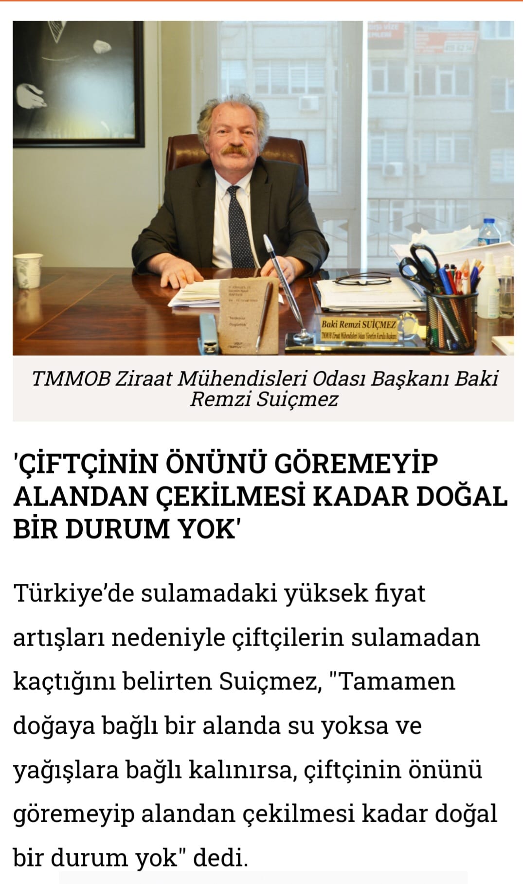 GAZETE DUVAR: TÜRKİYE'DE KURAK GÜNLER: KURAKLIK KAPIMIZI DÜN AKŞAM ÇALMADI-22 OCAK 2023
