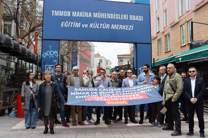 TMMOB ANKARA İKK: KAMUDA ÇALIŞAN MÜHENDİS, MİMAR VE ŞEHİR PLANCILARININ EMEĞİNİ YOK SAYAMAZSINIZ!