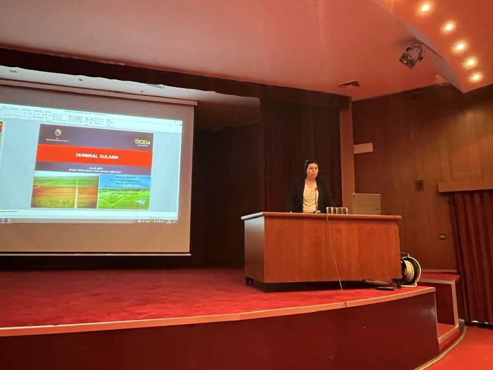 TARIMSAL SULAMA EĞİTİMİ GERÇEKLEŞTİRDİK