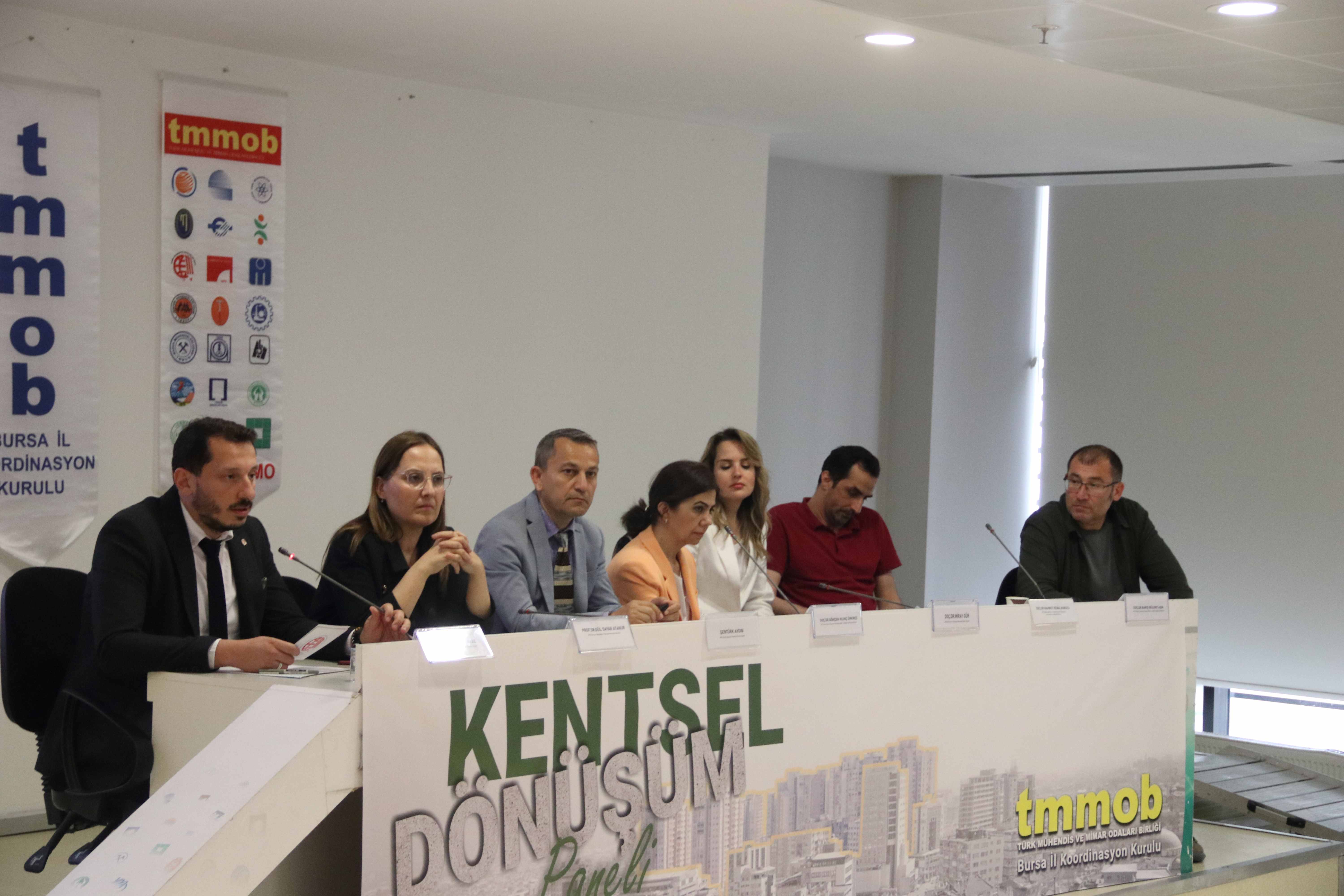 KENTSEL DÖNÜŞÜM PANELİNE KATILDIK
