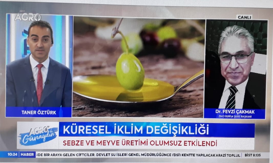 ŞUBE BAŞKANIMIZ "AGRO TV İLE GÜNAYDIN" PROGRAMININ CANLI YAYIN KONUĞU OLDU 