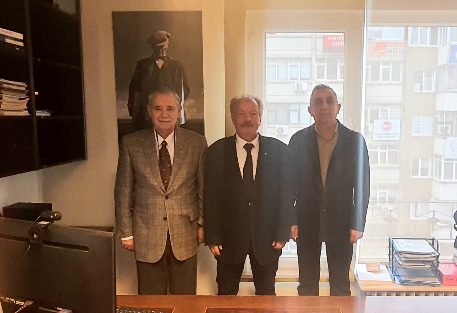 CUMHURİYET GAZETESİNİN ZİYARETİ