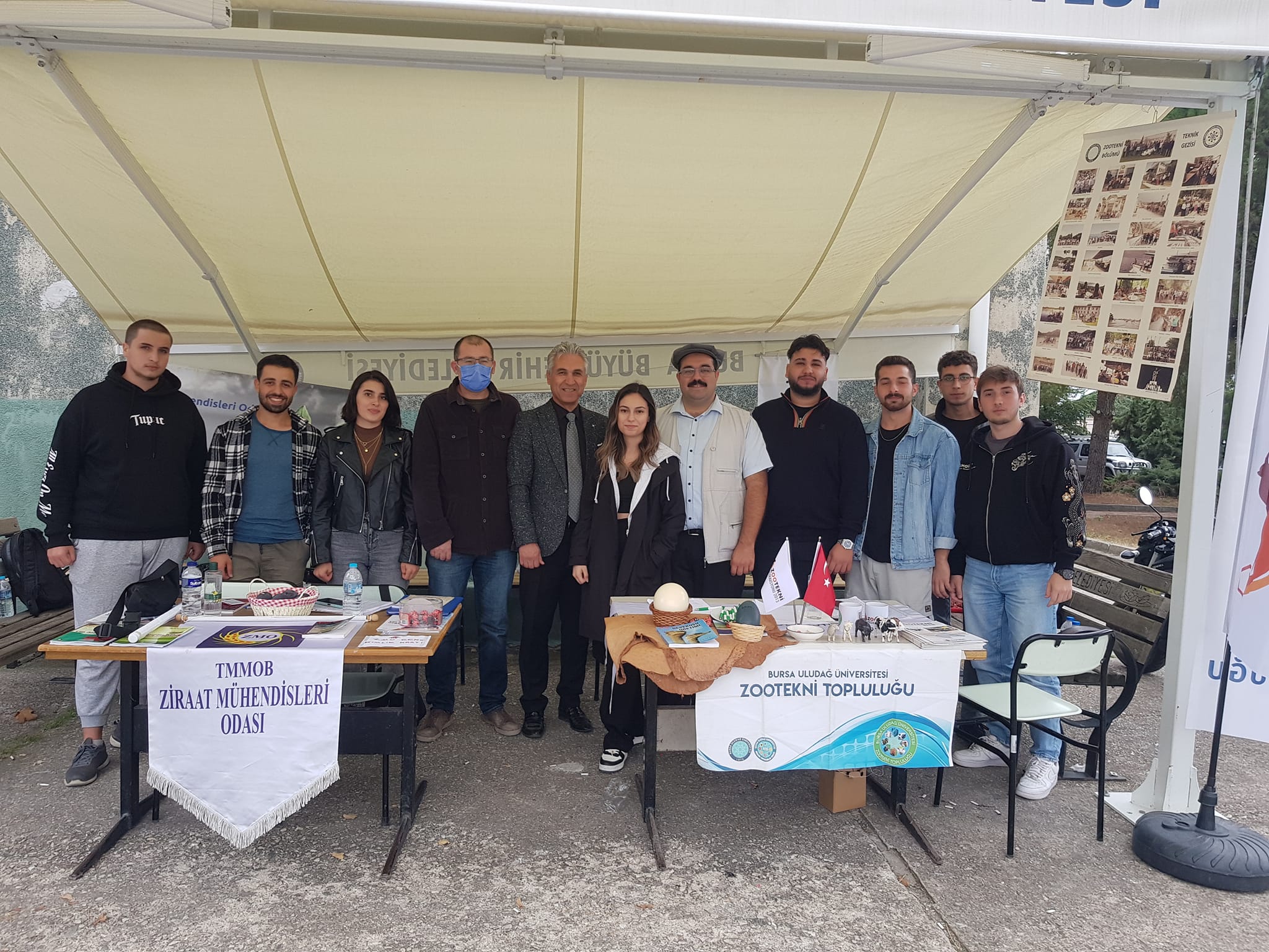 ZMO GENÇ BURSA ULUDAĞ ÜNİVERSİTESİ ZİRAAT FAKÜLTESİNDE STAND AÇTI.