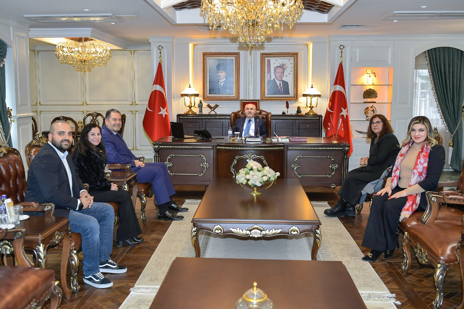 ZMO ADANA ŞUBESİ VALİ KÖŞGER'İ ZİYARET ETTİ