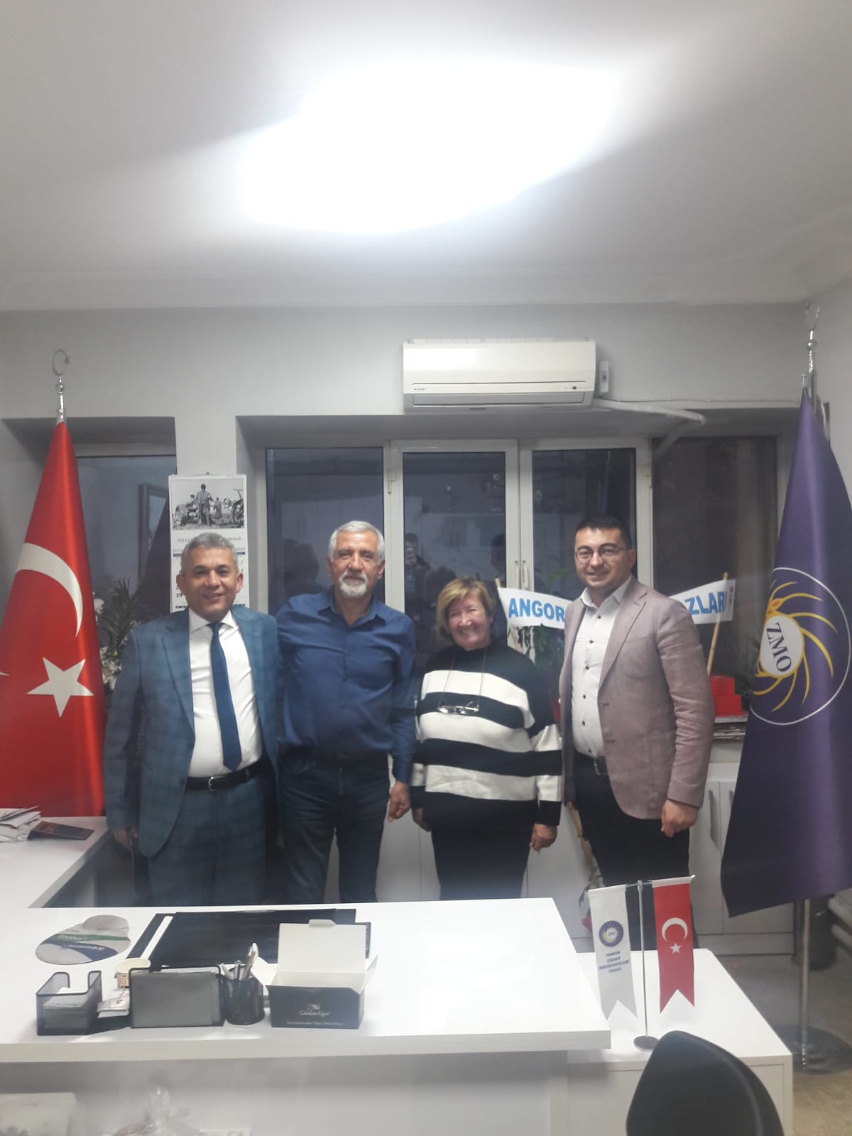 CHP ÇAL İLÇE BAŞKANI`NIN ZİYARETİ