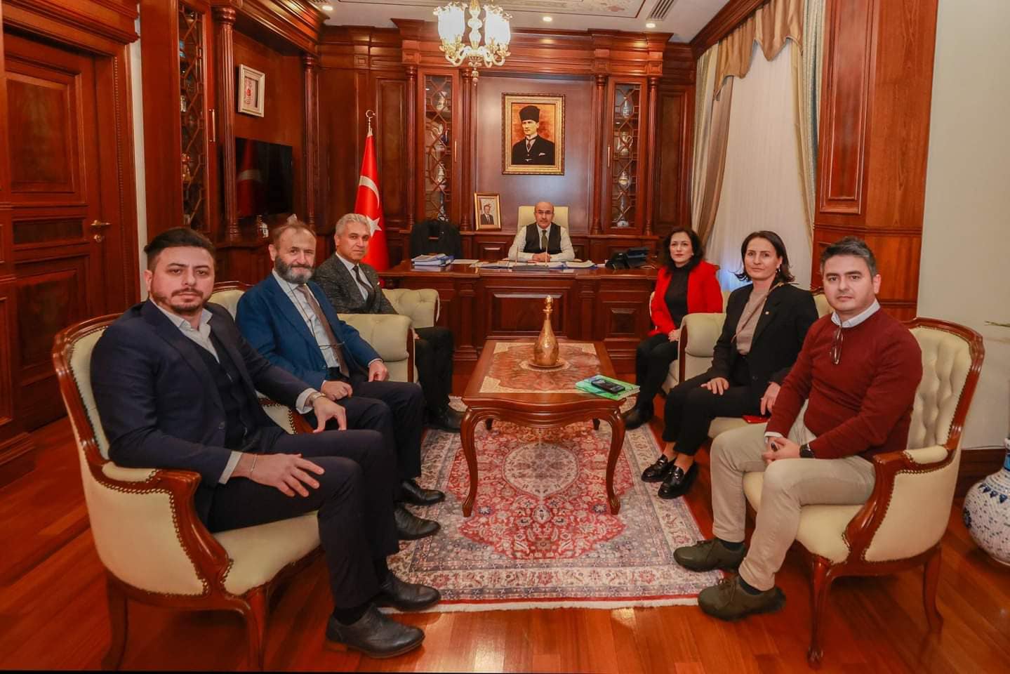 BURSA VALİSİ MAHMUT DEMİRTAŞ`I MAKAMINDA ZİYARET ETTİK