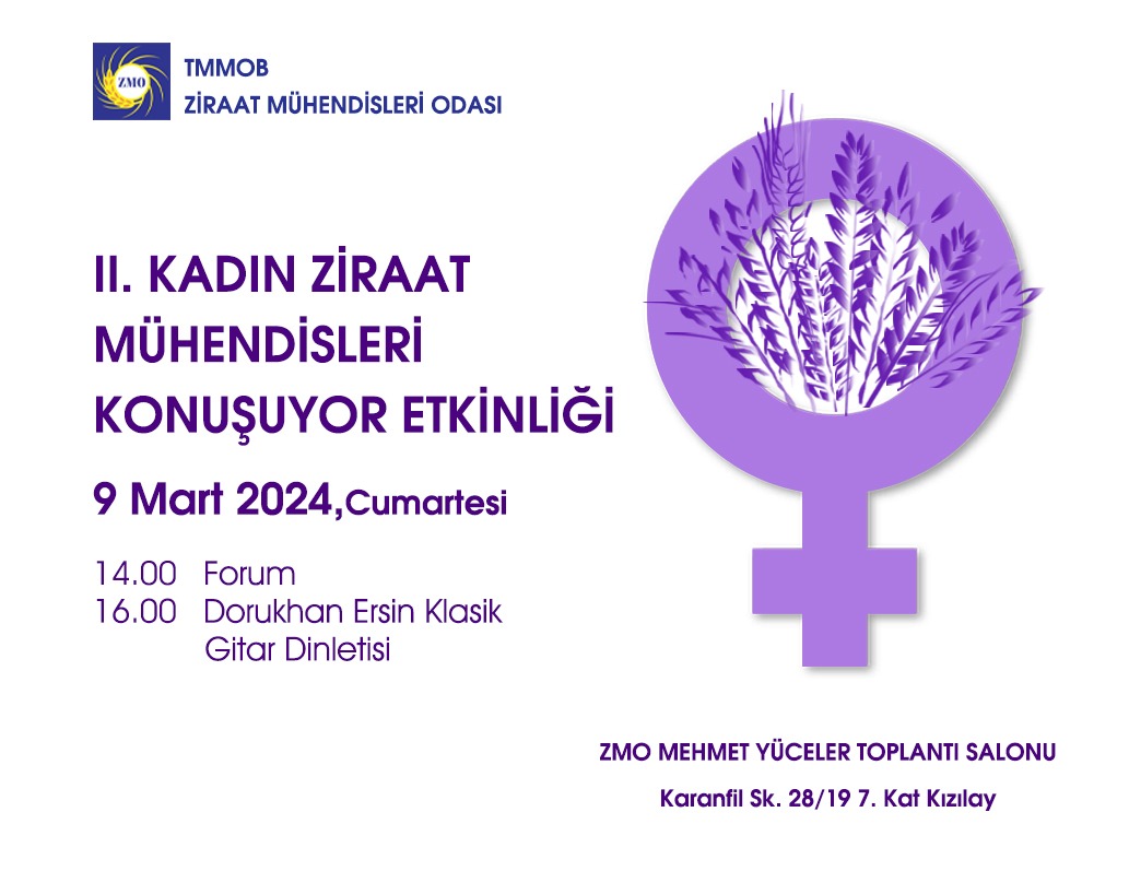 "KADIN ZİRAAT MÜHENDİSLERİ KONUŞUYOR" ETKİNLİĞİ