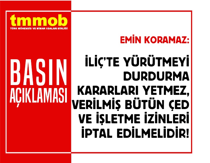 İLİÇ'TE YÜRÜTMEYİ DURDURMA KARARLARI YETMEZ, VERİLMİŞ BÜTÜN ÇED VE İŞLETME İZİNLERİ İPTAL EDİLMELİDİR!