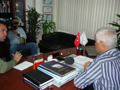 ŞUBE BAŞKANIMIZ VTV'YE TOPRAK KİRLİLİĞİ KONUSUNDA AÇIKLAMALARDA BULUNDU