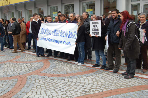 EDİRNE'DE TMMOB EYLEMİNE KATILDIK