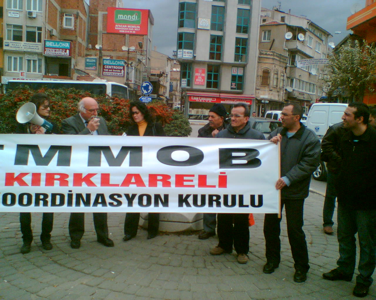 KIRKLARELİ'NDE TMMOB EYLEMİNE KATILDIK