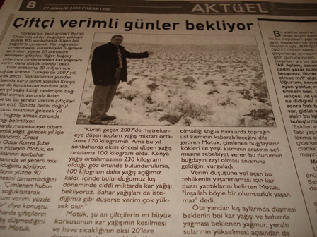 YAĞIŞLARLA İLGİLİ BASIN AÇIKLAMASI