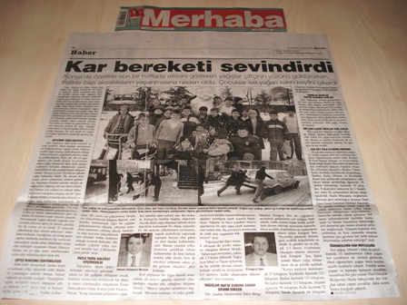 “ÇİFTÇİNİN YÜZÜ GÜLÜYOR – ÇİFTÇİ BORCUNU ÖDEYEBİLECEK – FAZLA YAĞIŞ KALİTEYİ DÜŞÜREBİLİR” MERHABA GAZETESİ