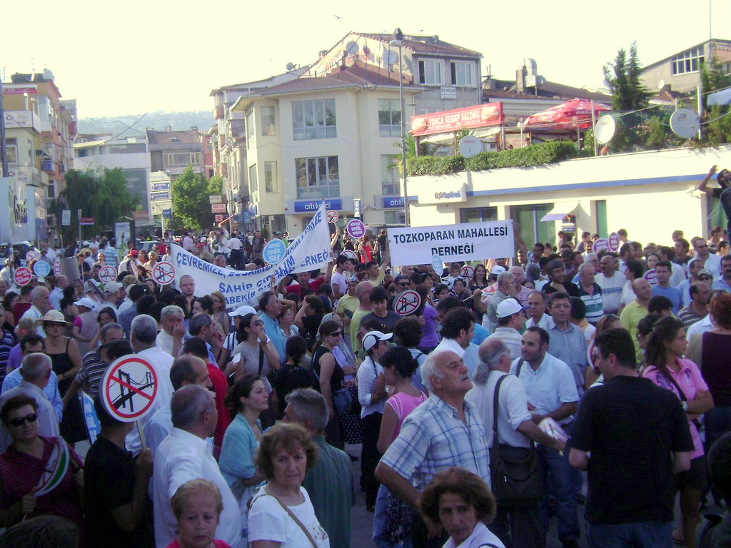 3. KÖPRÜ PROTESTO EDİLDİ