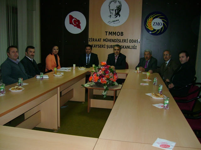 ERCİYES ÜNİVERSİTESİ SEYRANİ ZİRAAT FAKÜLTESİ ÖĞRETİM ÜYELERİ ODAMIZI ZİYARET ETTİ