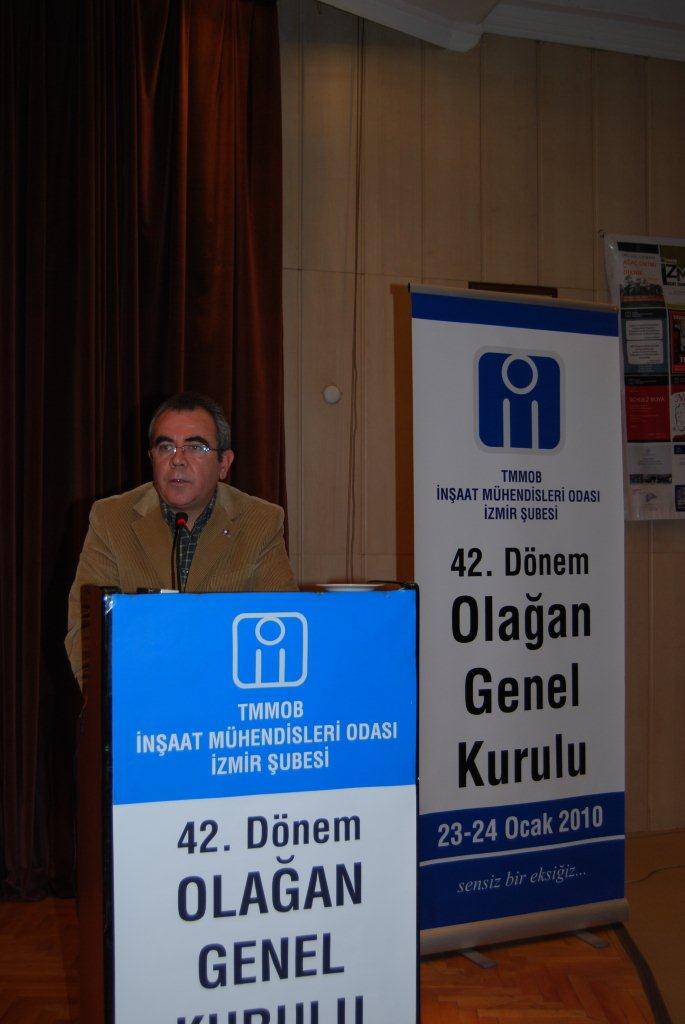 ŞUBE BAŞKANIMIZ TMMOBYE BAĞLI ODALARIMIZIN İZMİR ŞUBELERİNİN GENEL KURULLARINA KATILDI 