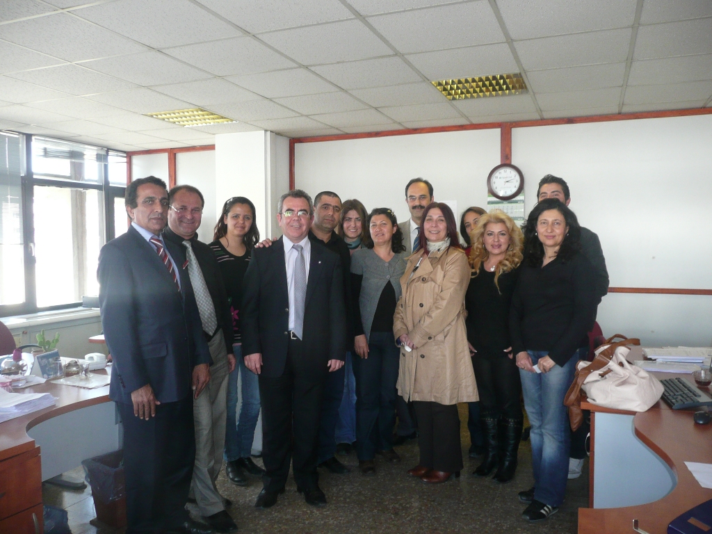 İZMİR BÜYÜKŞEHİR BELEDİYESİNDEKİ ÜYELERİMİZİ ZİYARET ETTİK
