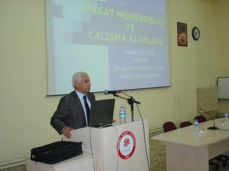 KONFERANS "ZİRAAT MÜHENDİSLİĞİ VE ÇALIŞMA ALANLARI"