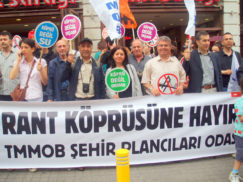 3. KÖPRÜ PROTESTO EDİLDİ