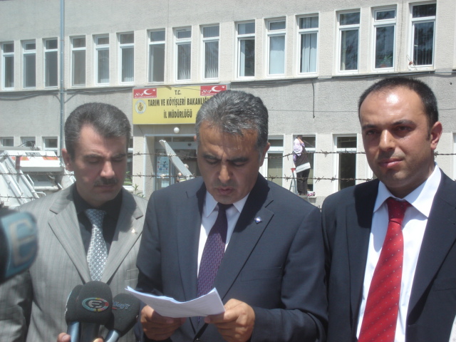 KAYSERİ'DE BASIN AÇIKLAMASI