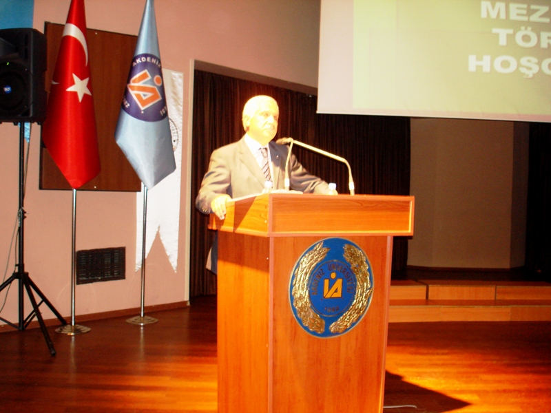 AKDENİZ ÜNİVERSİTESİ ZİRAAT FAKÜLTESİ MEZUNİYET TÖRENİNE KATILDIK