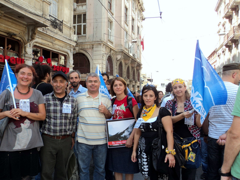 FAİLİ MEÇHUL ORMAN YANGINLARI PROTESTO EDİLDİ