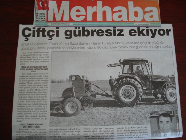 BASIN AÇIKLAMASI "ÇİFTÇİ GÜBRESİZ EKİM YAPIYOR"