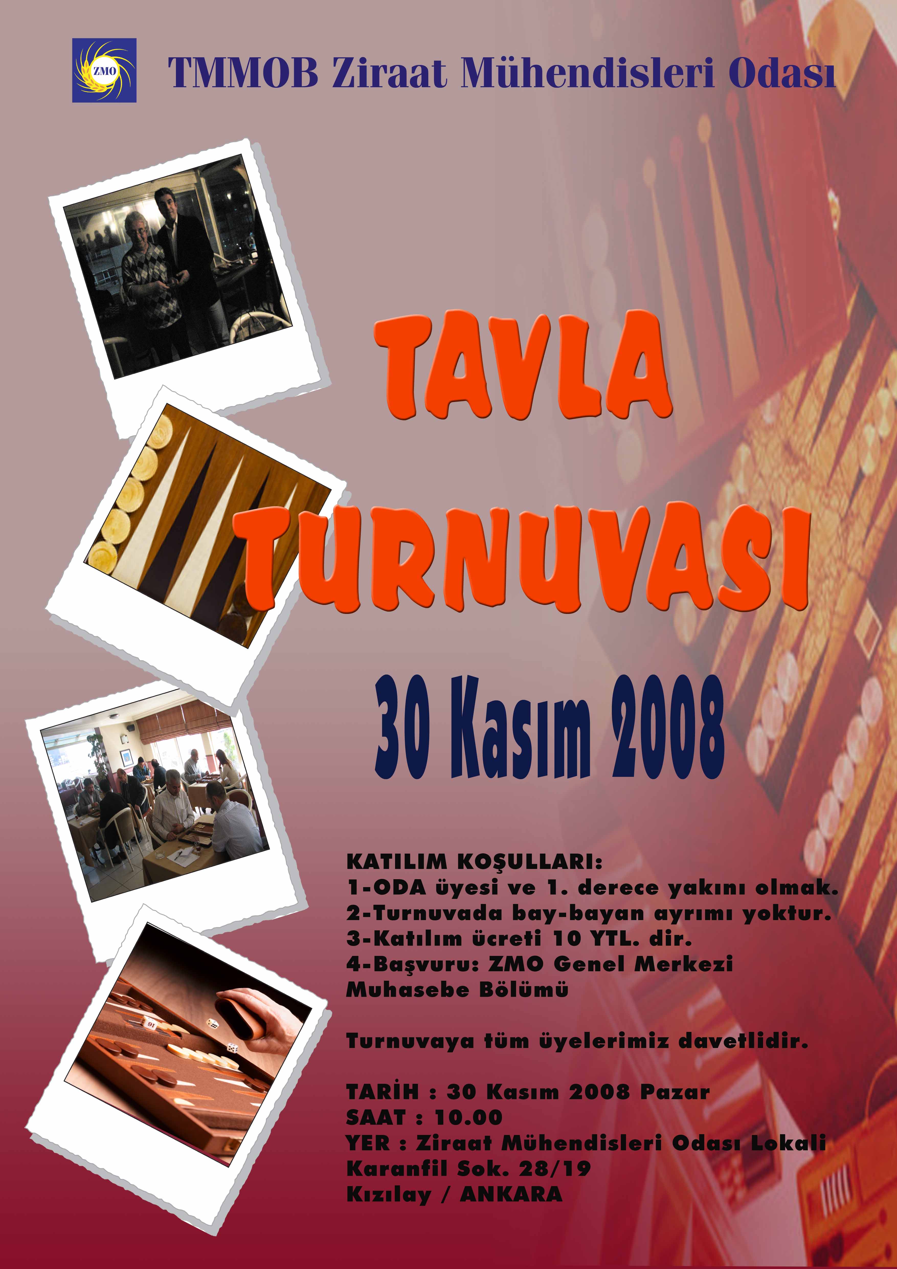 TAVLA TURNUVASI