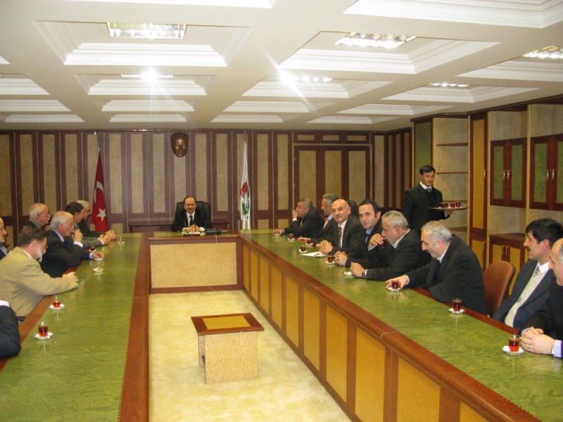 YENİ VALİMİZİ ZİYARET ETTİK