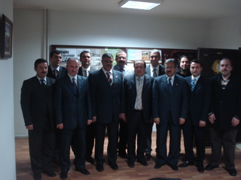 ANAP,SP VE AKP BELEDİYE BAŞKAN ADAYLARINDAN ŞUBEMİZE VE İKK 'NA ZİYARET 
