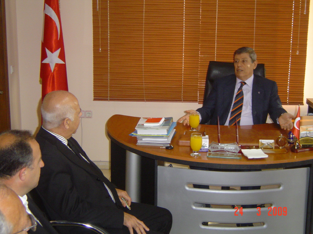 MERSİN VALİ YARDIMCISI MEHMET ÇUBUKTAR ŞUBEMİZİ ZİYARET ETTİ.