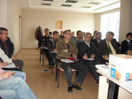 KONYA ŞUBEMİZİN DÜZENLEDİĞİ 2009/I. DÖNEM BKÜ EĞİTİMİ SONA ERDİ