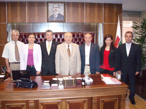 YENİMAHALLE BELEDİYE BAŞKANI ZİYARETİ