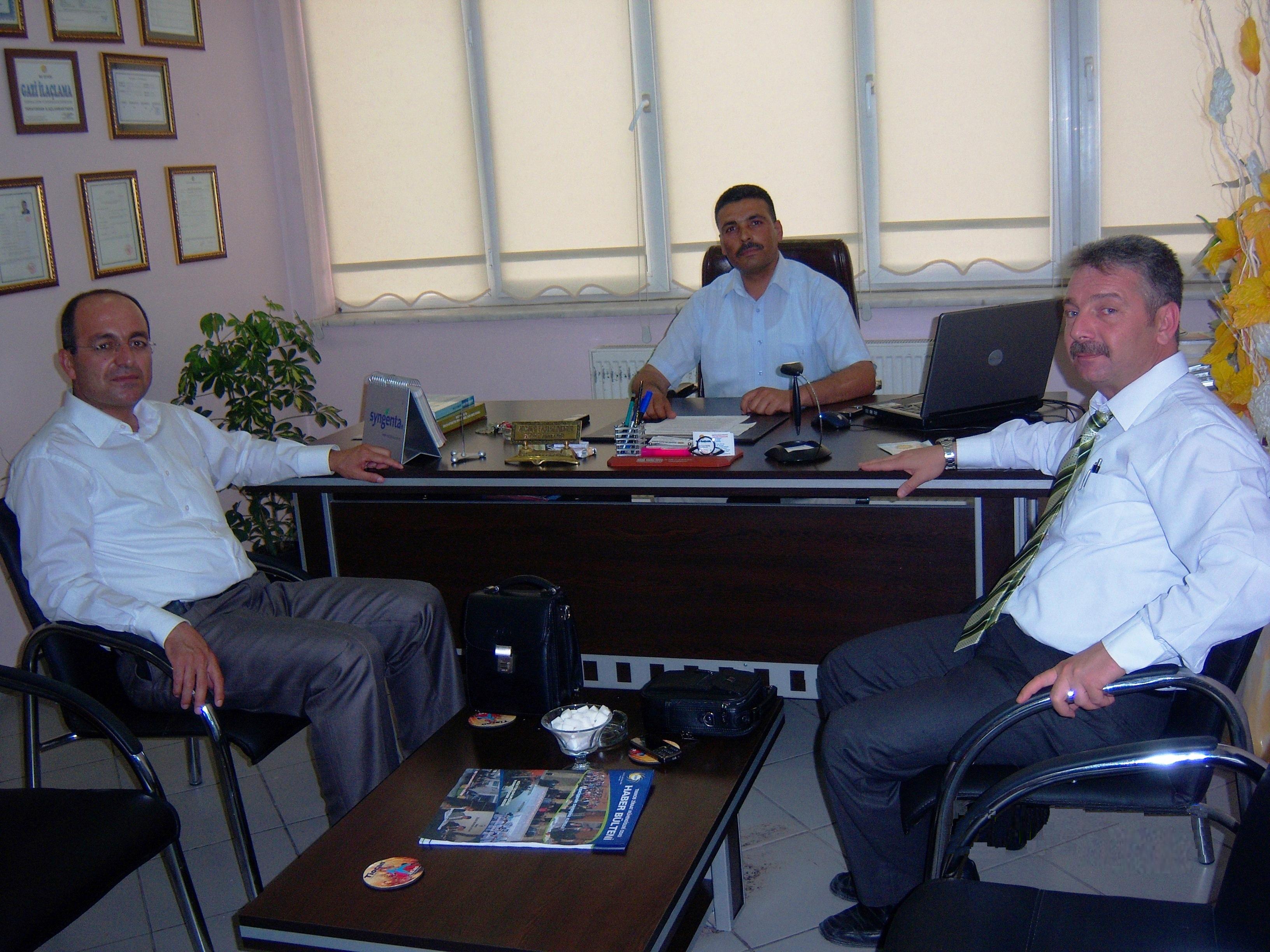 KİLİS İL TEMSİLCİMİZ ERDOĞAN AVCI, ŞUBE BAŞKANIMIZ AHMET FARUK DEMİR’ İ ZİYARET ETTİ