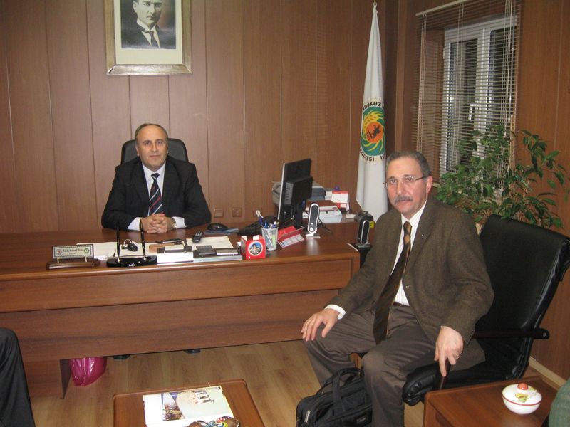 ONDOKUZ MAYIS ÜNİVERSİTESİ ZİRAAT FAKÜLTESİ DEKANINA ZİYARET