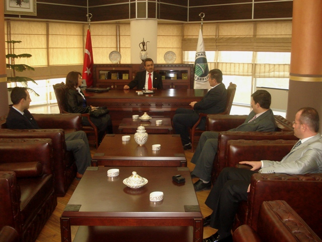 KARATAY BELEDİYE BAŞKANI MEHMET HANÇERLİ’YE ZİYARET