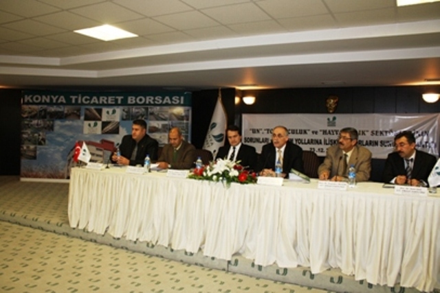 KONYA TİCARET BORSASI’NDA DÜZENLENEN TOPLANTIYA KATILDIK
