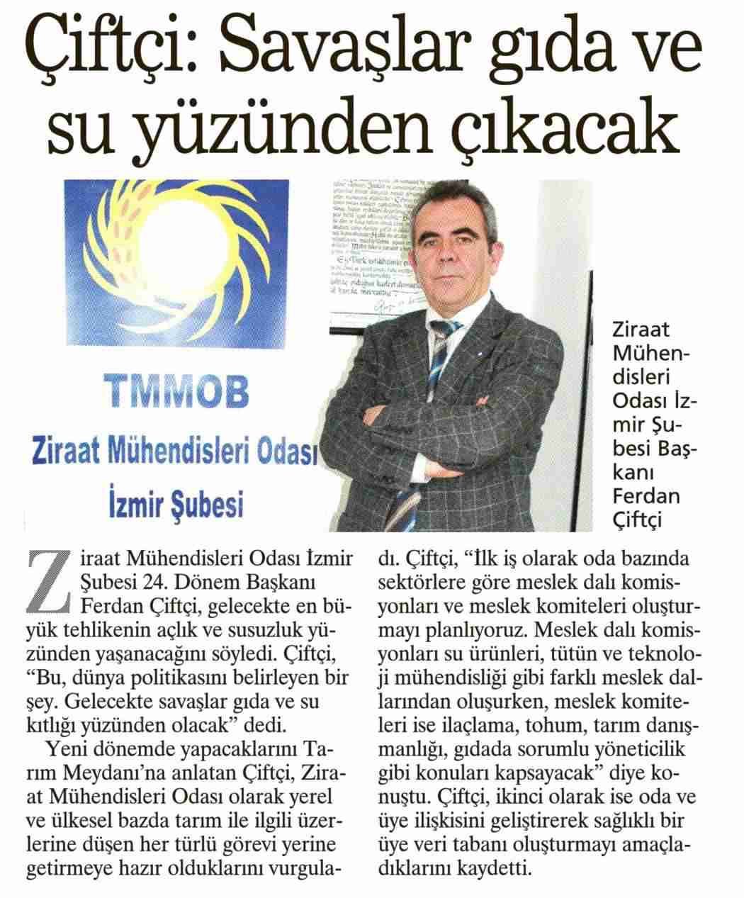 ŞUBE BAŞKANIMIZ YENİ ASIR GAZETESİNİN SORULARINI YANITLADI 