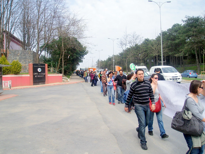 3. KÖPRÜ PROTESTO EDİLDİ