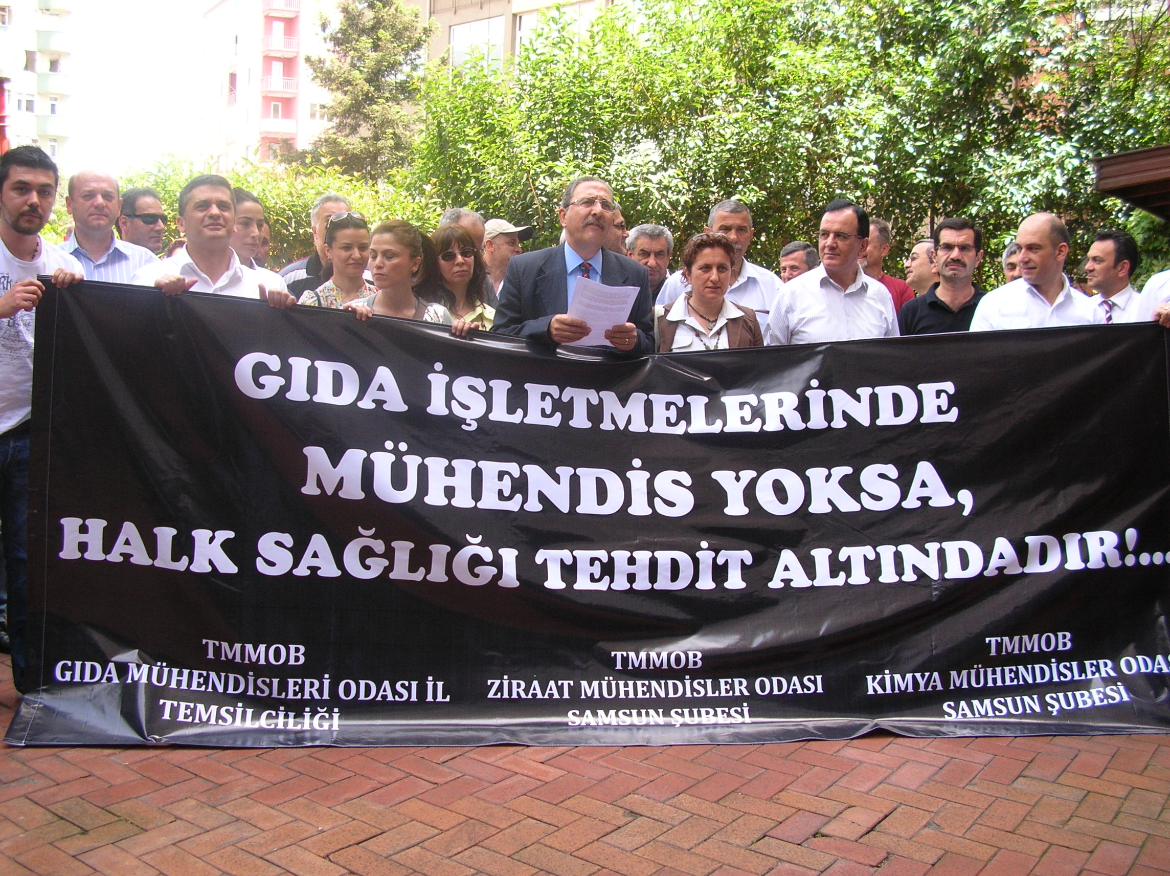 SAMSUN'DA BASIN AÇIKLAMASI: HALK SAĞLIĞI TEHDİT ALTINDA!