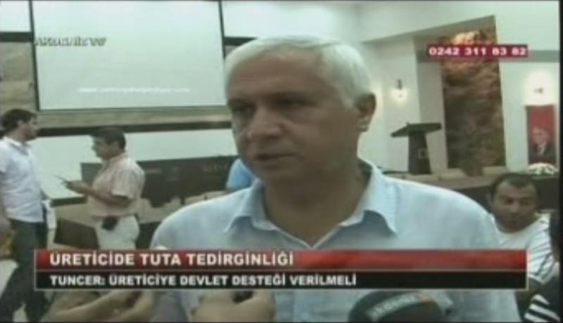 ŞUBE BAŞKANIMIZ TV 8 VE AKDENİZ TV'DE