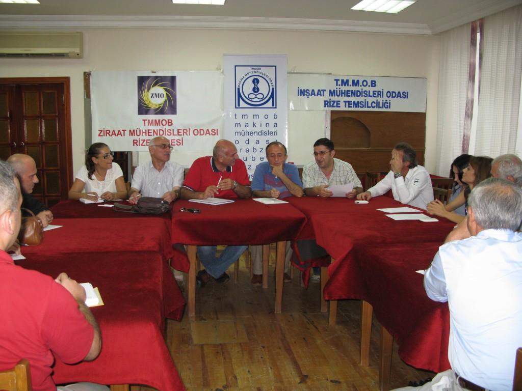 TMMOB HEYETİNİN FAALİYETLERİNE KATILDIK