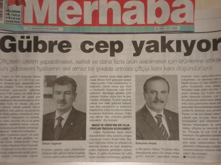 “GÜBRE CEP YAKIYOR”-MERHABA