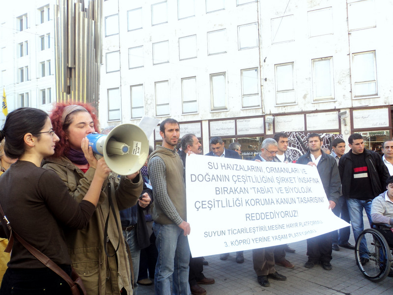 TABİATA VE BİYOÇEŞİTLİLİĞE SALDIRIYI KINADIK